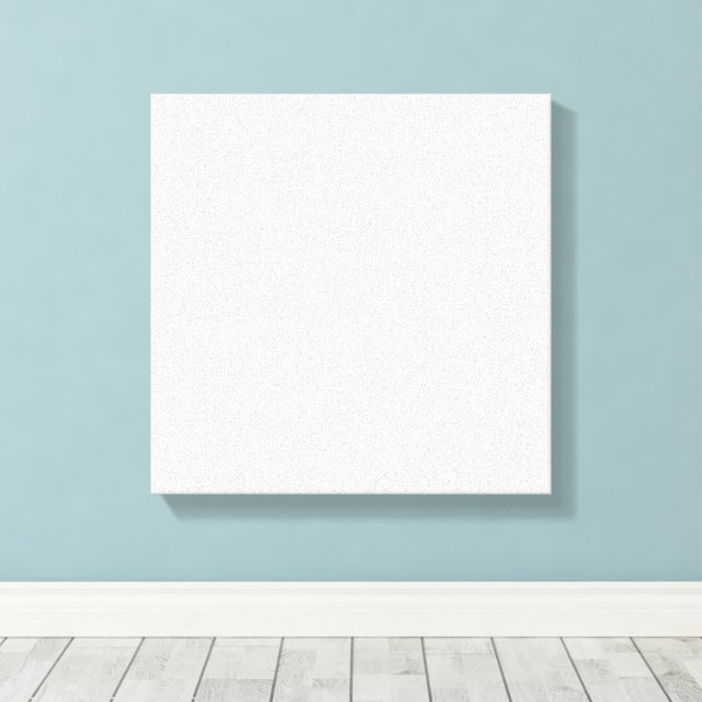 Light Grey Geometric Floral |Modern Summer Pattern Canvas Print (Insitu(Wood Floor))