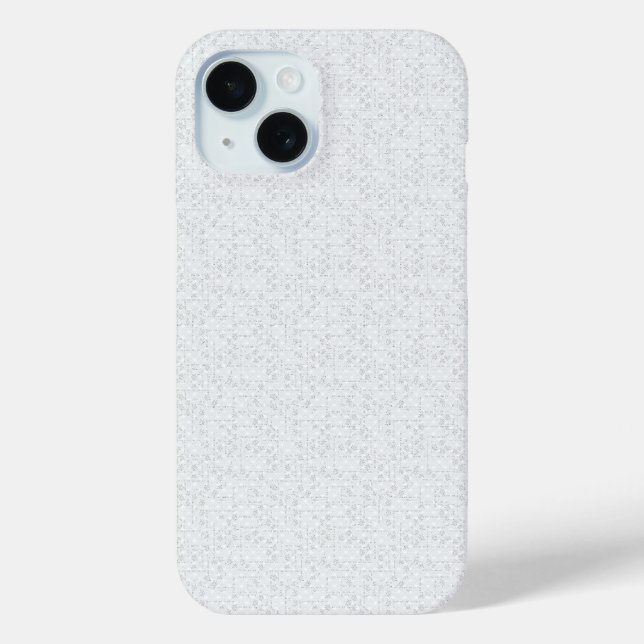 Light Grey Geometric Floral |Modern Summer Pattern Case-Mate iPhone Case (Back)