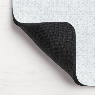 Light Grey Geometric Floral Modern Summer Pattern Mouse Mat