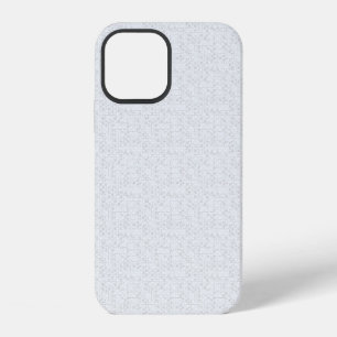Light Grey Geometric Floral Pattern iPhone 12 Case