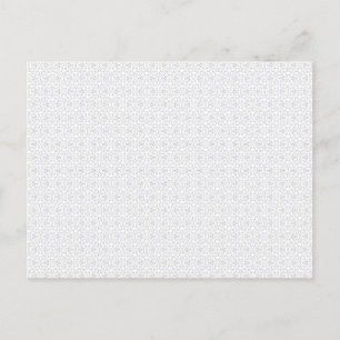 Light Grey Geometric Tile Pattern Announcement Postcard