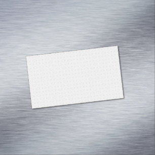 Light Grey Geometric Tile Pattern Magnetic Business Card