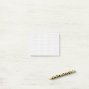 Light Grey Geometric Tile Pattern Post-it Notes