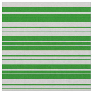 Light Grey & Green Coloured Stripes Fabric
