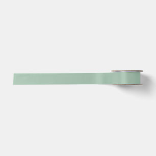 Light Grey Green Seafoam Coloured Satin Ribbon