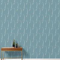 Light Grey Heart Links Line Art, Bluish Teal Grey