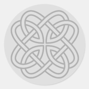 Light Grey Irish Celtic Love Knot Personal Seals