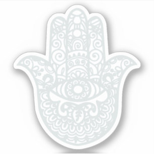 Light Grey Khamsa Hand Good luck
