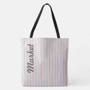 Light Grey Market Tote Bag