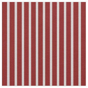 Light Grey & Maroon Coloured Stripes Fabric