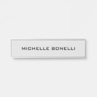 Light Grey Minimalist Plain Legible Modern