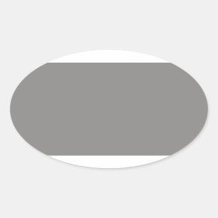 Light Grey Oval Sticker
