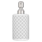 Light Grey Quatrefoil