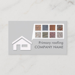 Light Grey Roofing & Constructions Card