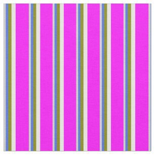 Light Grey, Royal Blue, Green, Mint Cream, Fuchsia Fabric
