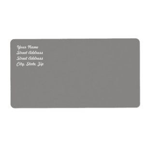 Light Grey Shipping Label