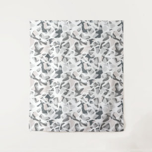 Light Grey Spots Abstract spotted pattern Tapestry