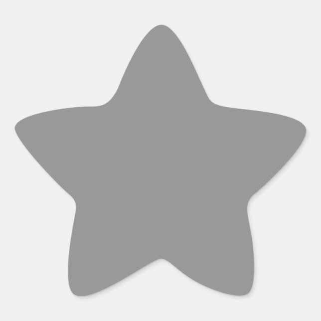 Light Grey Star Sticker (Front)