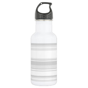Light grey stripes 532 ml water bottle