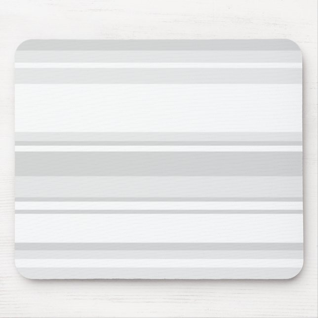 Light grey stripes mouse mat (Front)