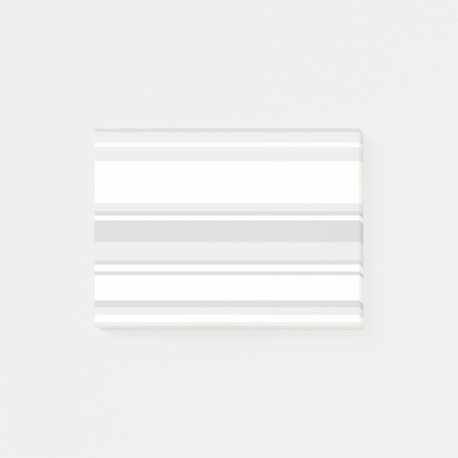 Light grey stripes post-it notes (Front)