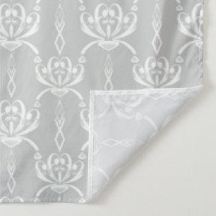 Light grey white in art deco style. tapestry