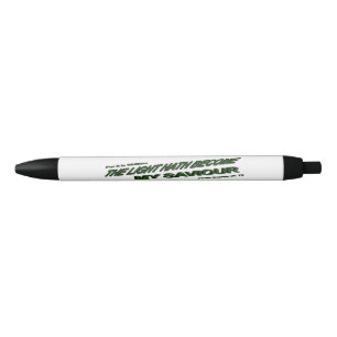 Light Hath Become My Saviour - Green Black Ink Pen