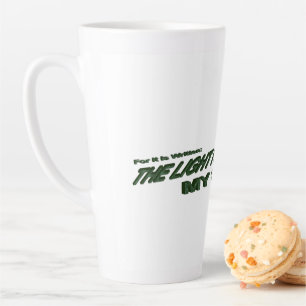 Light Hath Become My Saviour - Green Latte Mug