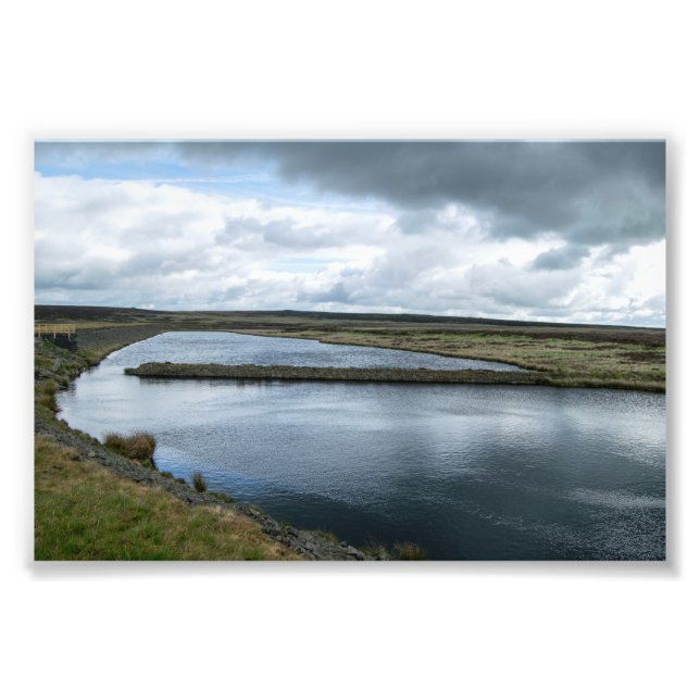 Light Hazzles Reservoir Photo Print (Front)