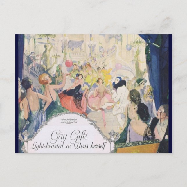 Light-hearted as Paris Herself Postcard (Front)