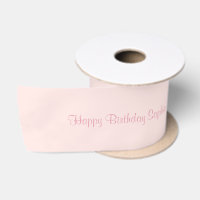 Light Heavenly Pink Birthday