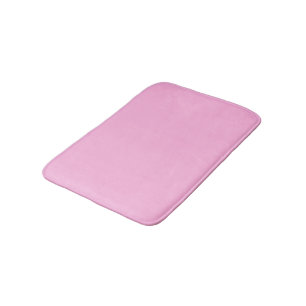 Light Hot Pink Solid Colour Bath Mat