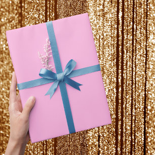 Light Hot Pink Solid Colour Wrapping Paper
