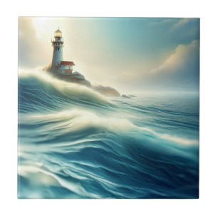 Light House Art Work Tile