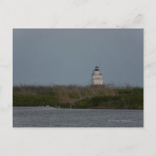 light house at Manitowoc Wisconsin Postcard