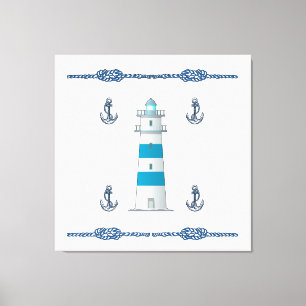 Light house canvas print