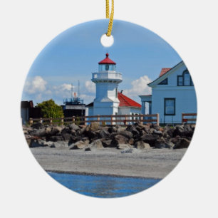 Light House Ceramic Tree Decoration