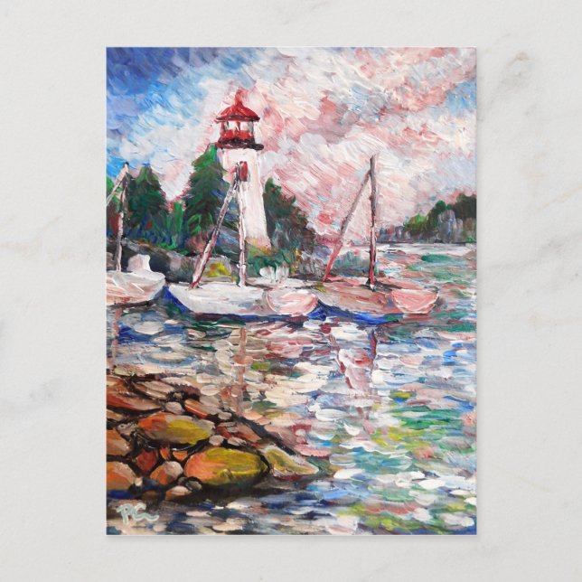 Light House Holiday Postcard (Front)