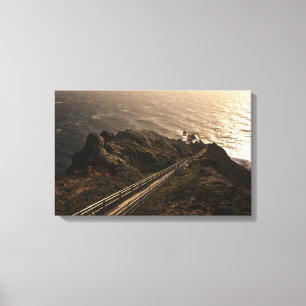 Light house in Point Rayes Canvas Print