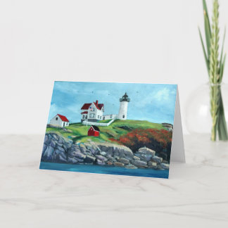 Light house note card