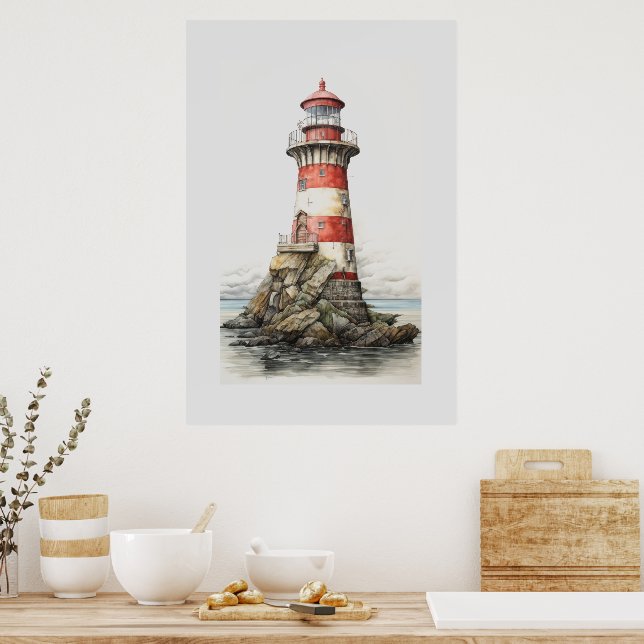 Light House Poster (Kitchen)