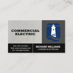 Light House   Power   Boats  Business Card