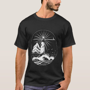 Light House Seaside House Sailing Boating Sea Ligh T-Shirt