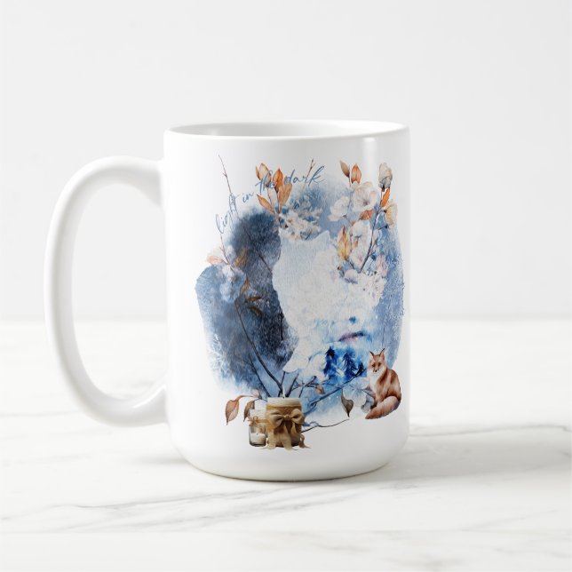 Light In The Dark Winter Solstice Magic Coffee Mug (Left)