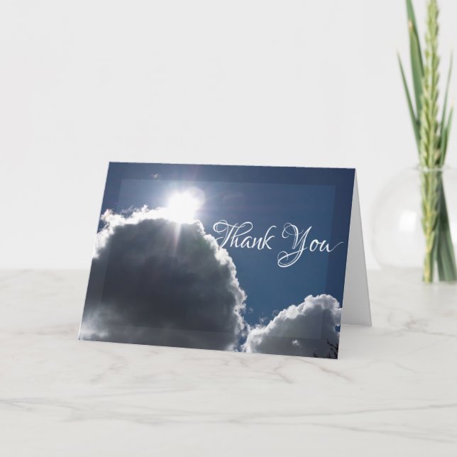 Light in the Storm Thank You Card (Front)