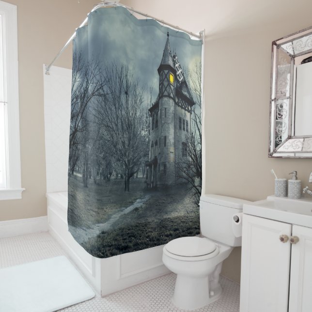 Light in the Tower Shower Curtain (In Situ)