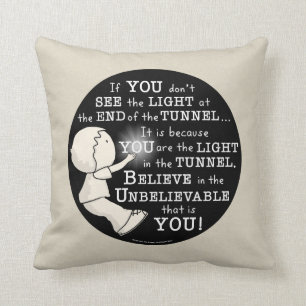 Light in the Tunnel Cushion