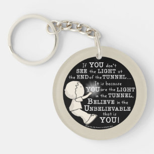 Light in the Tunnel Key Ring