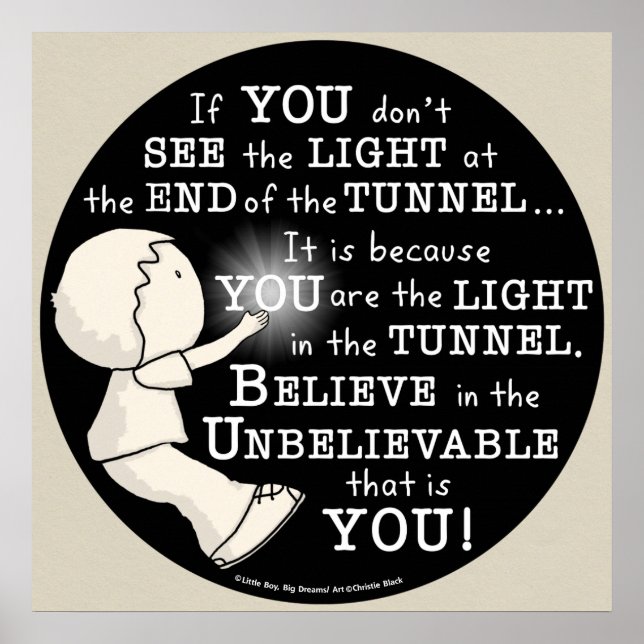 Light in the Tunnel Poster (Front)