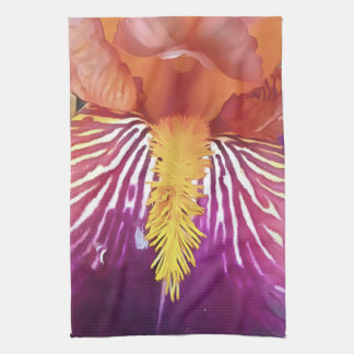 Light Iris Macro Artistic Abstract Tea Towel